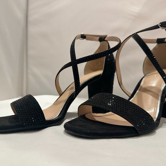 Black 3" sparkly heels by Kelly & Katie - Picture 4 of 6